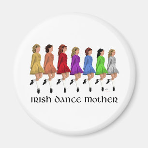 Irish Step Dance Mother - Rainbow Line Magnet