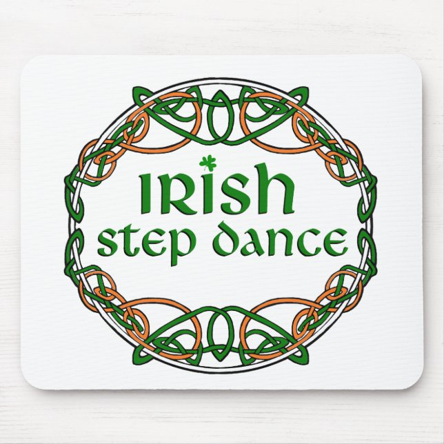 Irish Step Dance Mouse Mat (Front)