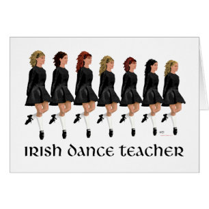 Irish Step Dance Teacher - Black Line