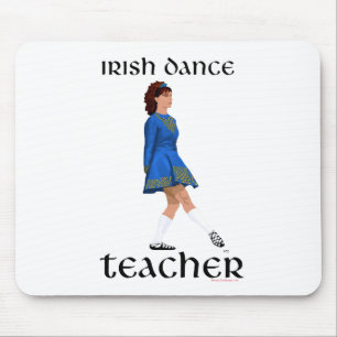 Irish Step Dance Teacher - Blue Soft Shoe Mouse Mat