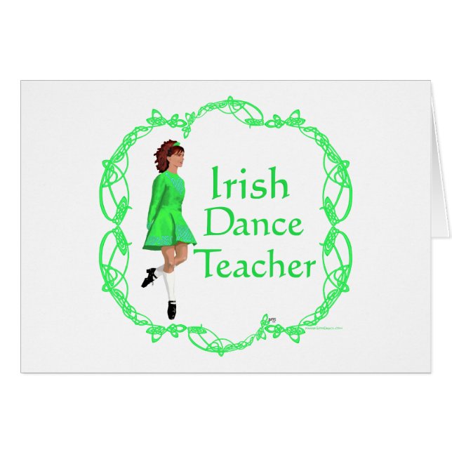 Irish Step Dance Teacher - Green (Front Horizontal)