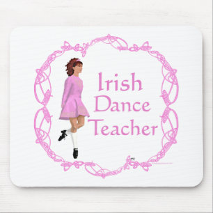 Irish Step Dance Teacher - Pink Mouse Mat