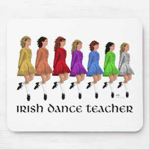 Irish Step Dance Teacher - Rainbow Mouse Mat