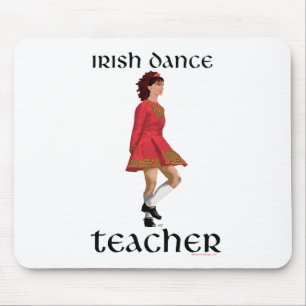 Irish Step Dance Teacher - Red Mouse Mat