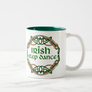 Irish Step Dance Two-Tone Coffee Mug
