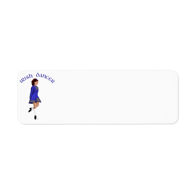 Irish Step Dancer - Blue (Front)