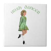 Irish Step Dancer - Green