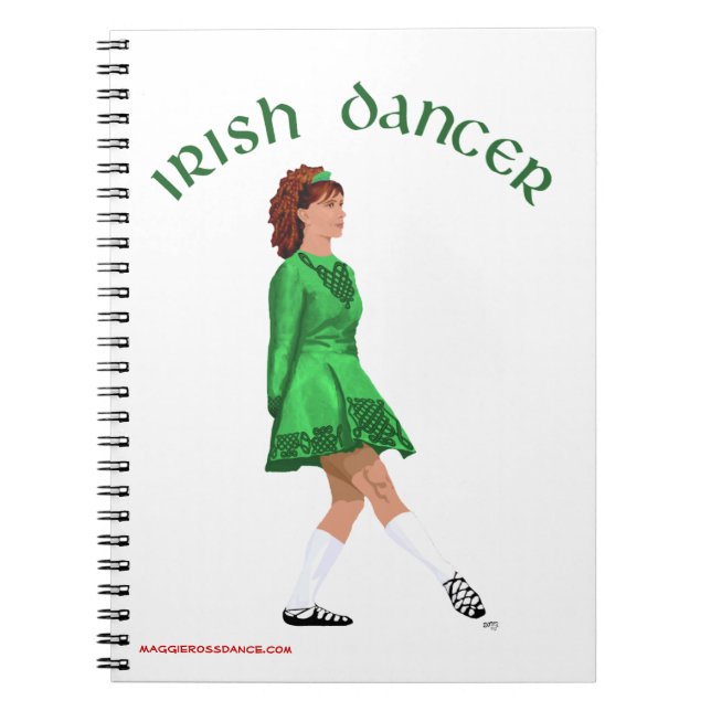 Irish Step Dancer Journal - Soft Shoe (Front)