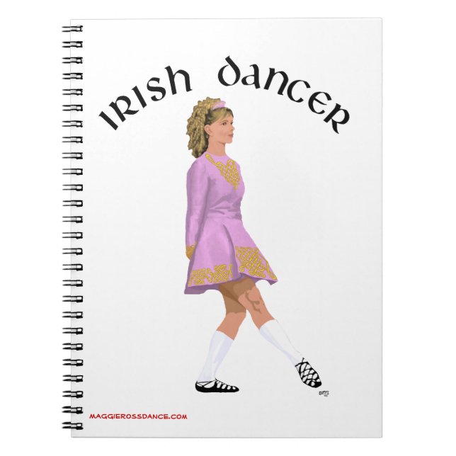 Irish Step Dancer Journal - Soft Shoe (Front)