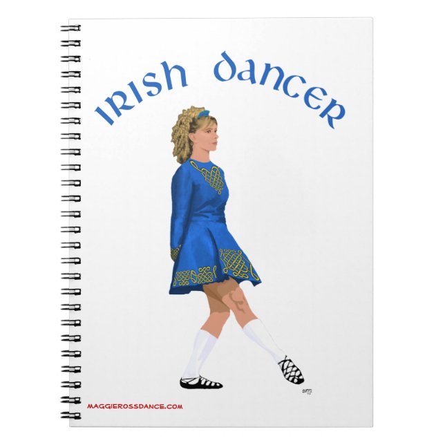 Irish Step Dancer Journal - Soft Shoe (Front)