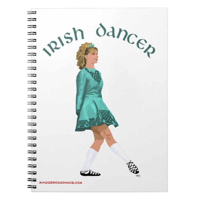 Irish Step Dancer Journal - Soft Shoe (Front)