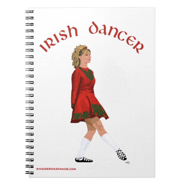 Irish Step Dancer Journal - Soft Shoe (Front)