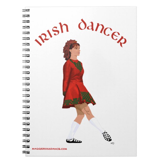 Irish Step Dancer Journal - Soft Shoe (Front)