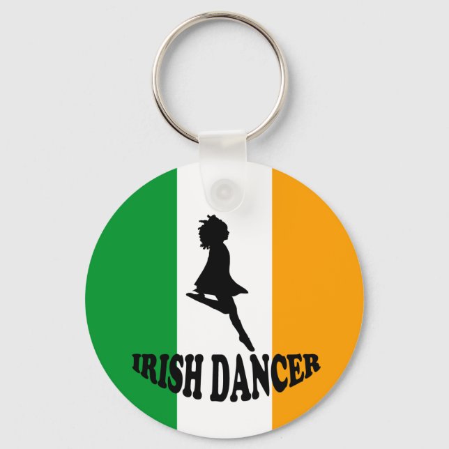 Irish Step Dancer Key Ring (Front)