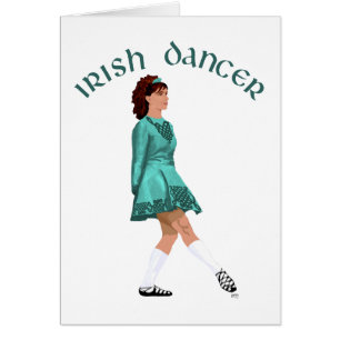 Irish Step Dancer - Teal