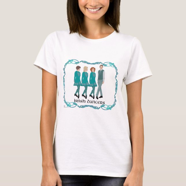 Irish Step Dancers  T-Shirt (Front)