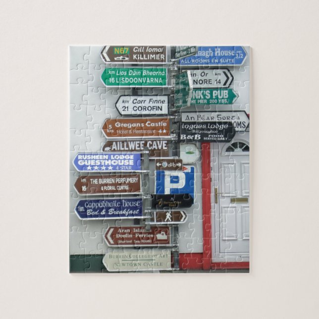 Irish Street Signs Jigsaw Puzzle (Vertical)