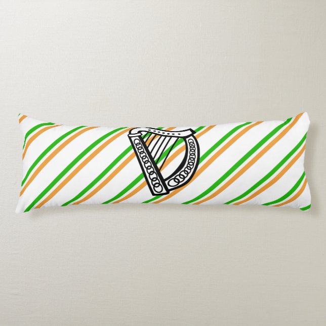 Irish stripes flag body cushion (Front)