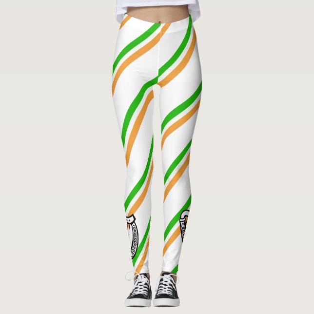 Irish stripes flag leggings (Front)