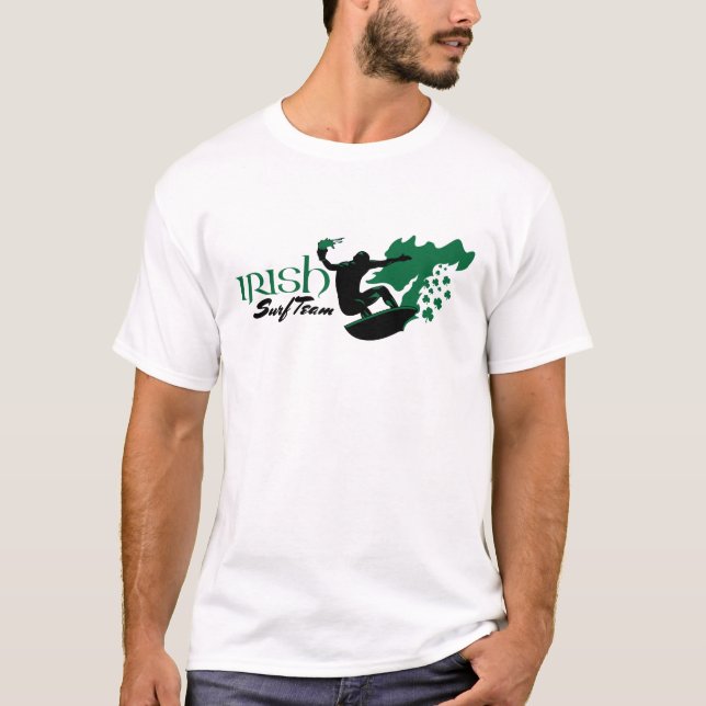 Irish Surf Team Ringer Shirt (Front)