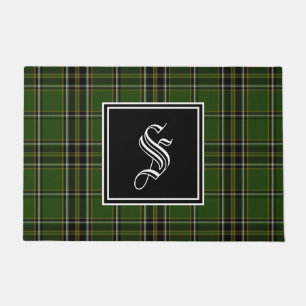 Irish Tartan Monogram Doormat