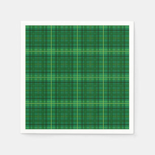 Irish Tartan Paper Party Napkins