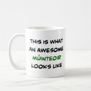 irish teacher muinteoir, awesome coffee mug