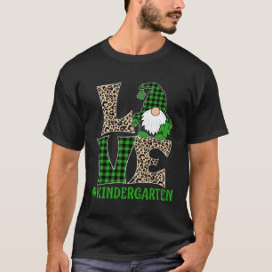 Irish Teacher St Patricks Day Love Kindergarten Te T-Shirt