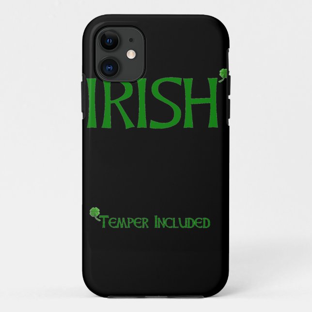 Irish Temper Included Case-Mate iPhone Case (Back)
