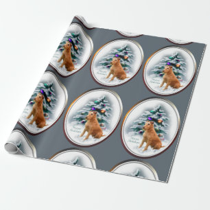 Irish Terrier Christmas Wrapping Paper