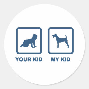 Irish Terrier Classic Round Sticker