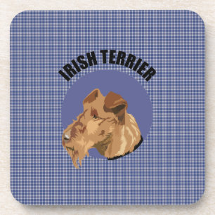Irish terrier coaster