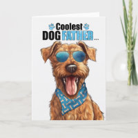 Irish Terrier Dog Coolest Dad Father's Day