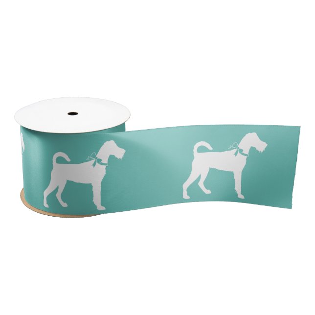 Irish Terrier Dog Puppy Satin Ribbon (Spool)