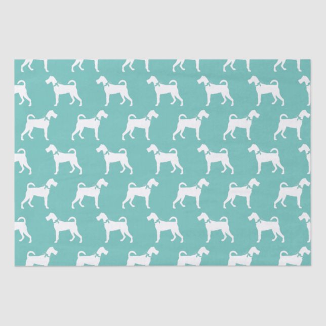 Irish Terrier Dog Puppy Tissue Paper (Front)