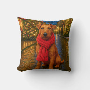 Irish Terrier Holiday  Cushion