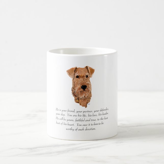 Irish Terrier Keepsake - Male Coffee Mug (Center)