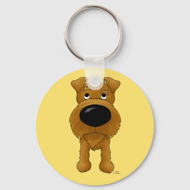 Irish Terrier Keychain (Front)