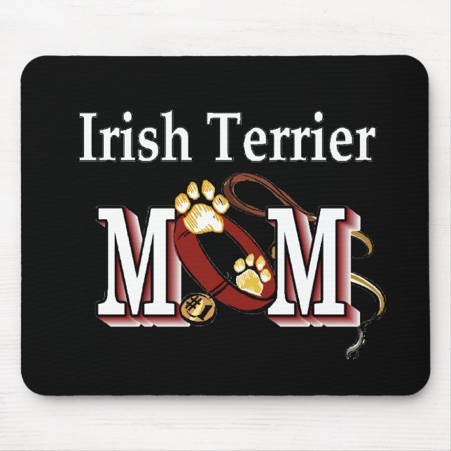 Irish Terrier Mum Gifts Mouse Mat (Front)
