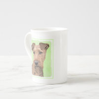 Irish Terrier Painting - Cute Original Dog Art