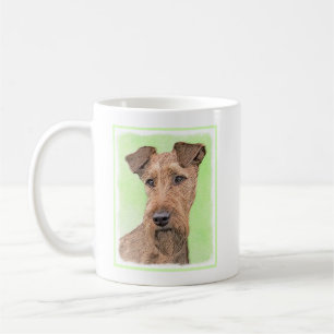 Irish Terrier Painting - Cute Original Dog Art Coffee Mug
