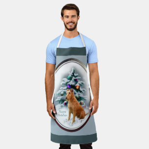 Irish Terrier Personalized Christmas Apron