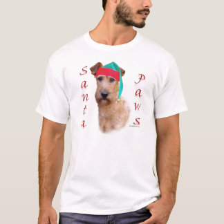 Irish Terrier Santa Paws T-Shirt