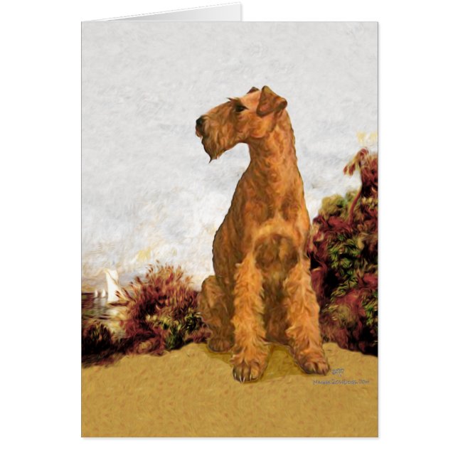 Irish Terrier Seaside (Front)