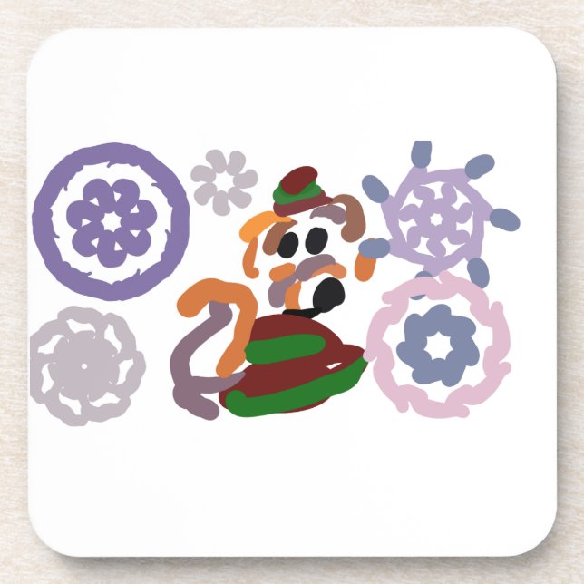 Irish terrier Winter Coaster (Front)