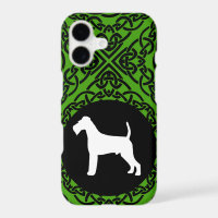 Irish Terrier with Celtic Knot Design