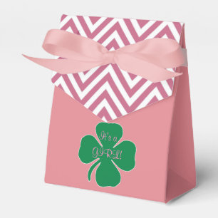 Irish themed Girl Baby Shower Favour Box