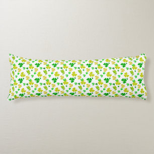 irish three leaves clover pattern body cushion