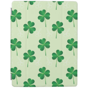 irish three leaves clover pattern iPad smart cover