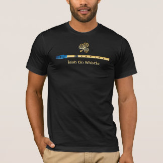 Irish Tin Whistle - blue fipple T-Shirt